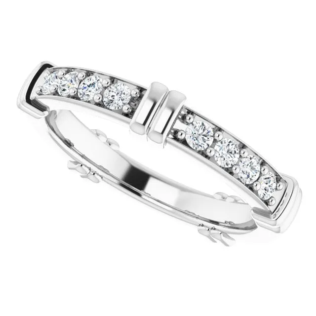 0.60 ct. Round Diamond Stackable Eternity Band