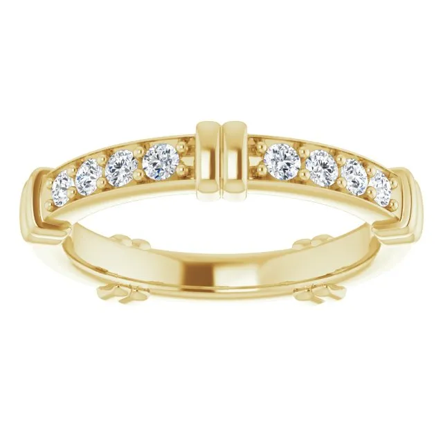 0.60 ct. Round Diamond Stackable Eternity Band