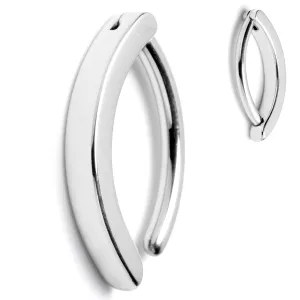 14 Gauge 1/2 ASTM F-136 Implant Grade Titanium Hinged Hoop Belly Ring