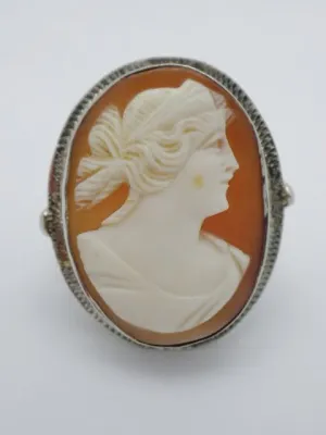 14k Antique Cameo Ring
