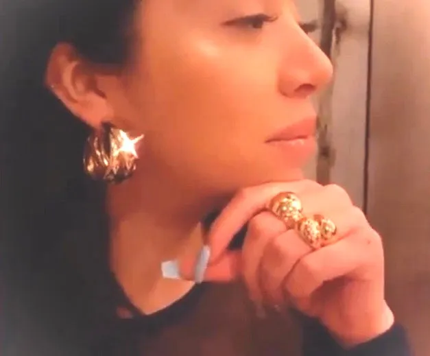 14K GOLD PLATED FASHION RING