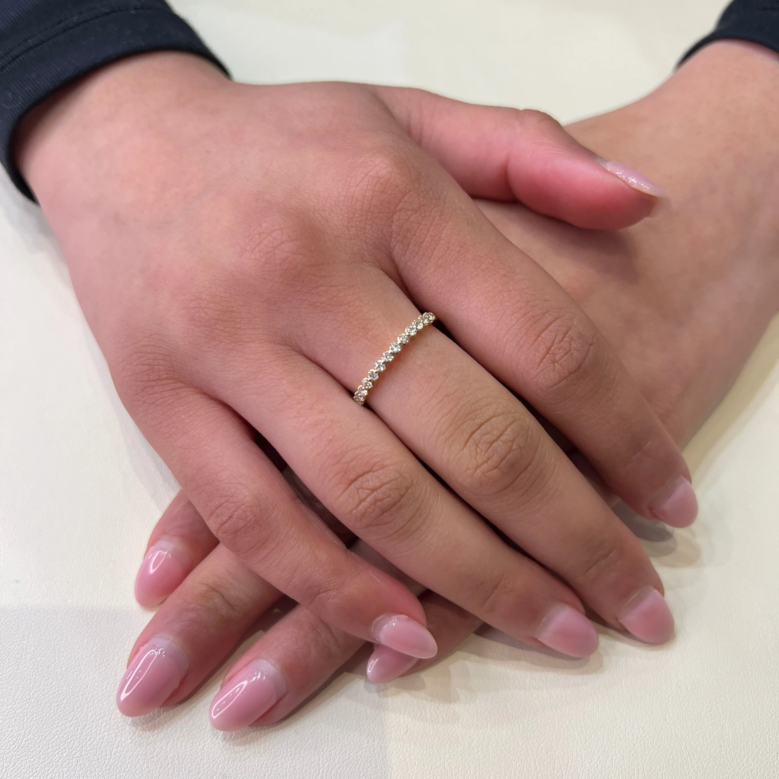 14K Yellow Gold (0.27ct) Diamond Band