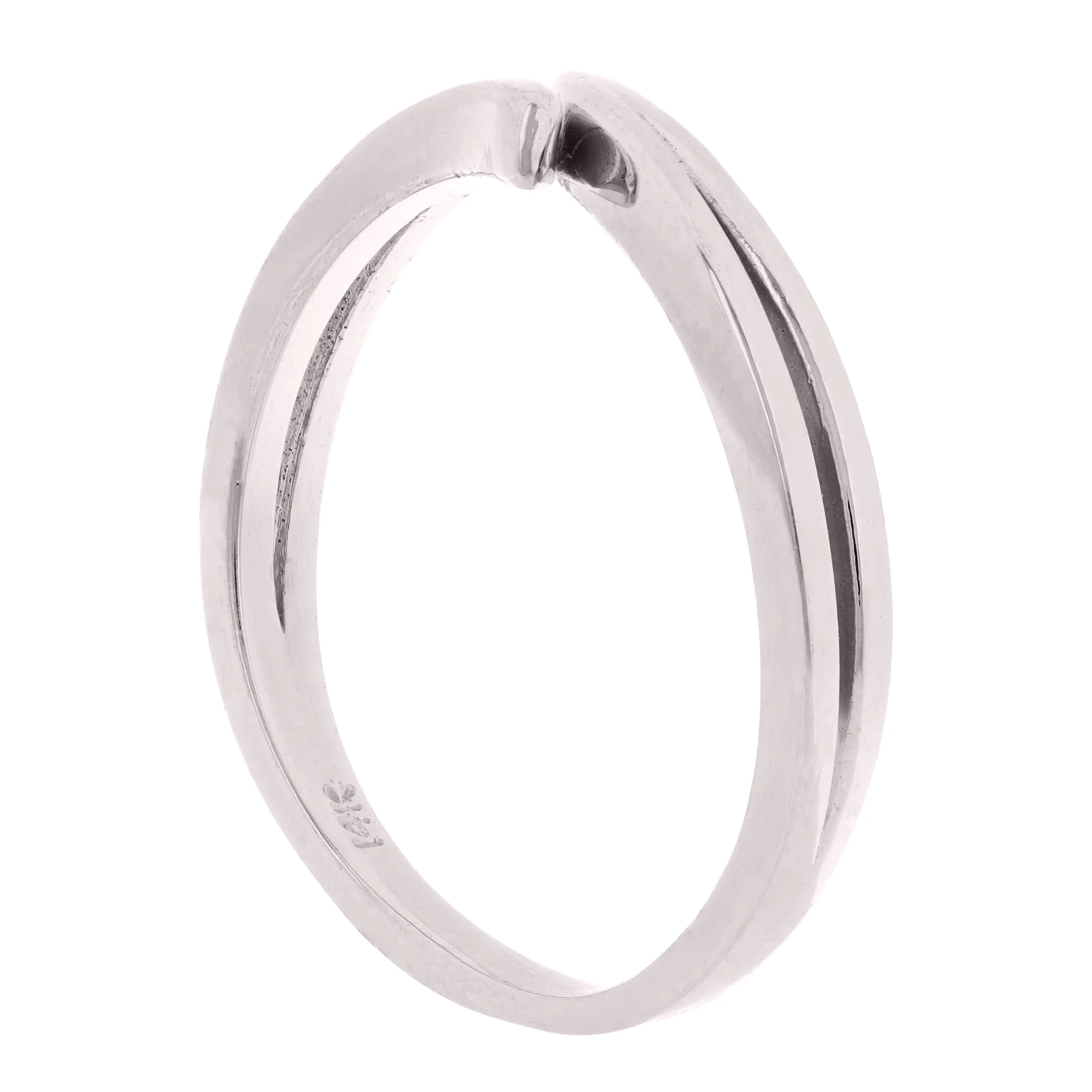 14k Yellow Gold Stackable Bypass Ring 2.4 grams Size 6