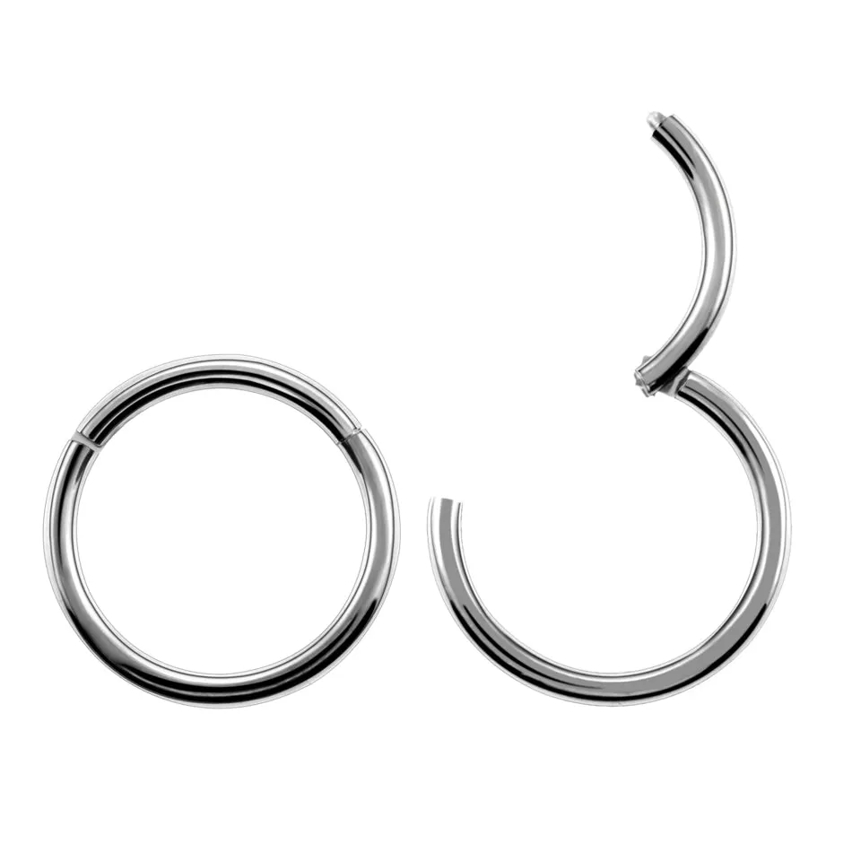 1PC G23 Titanium Hinged Segment Ring