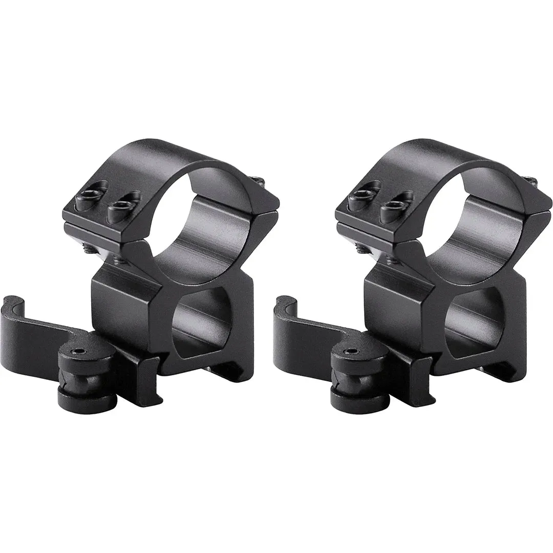 1" High Weaver Style See-Through Quick Release Ring | AI12244