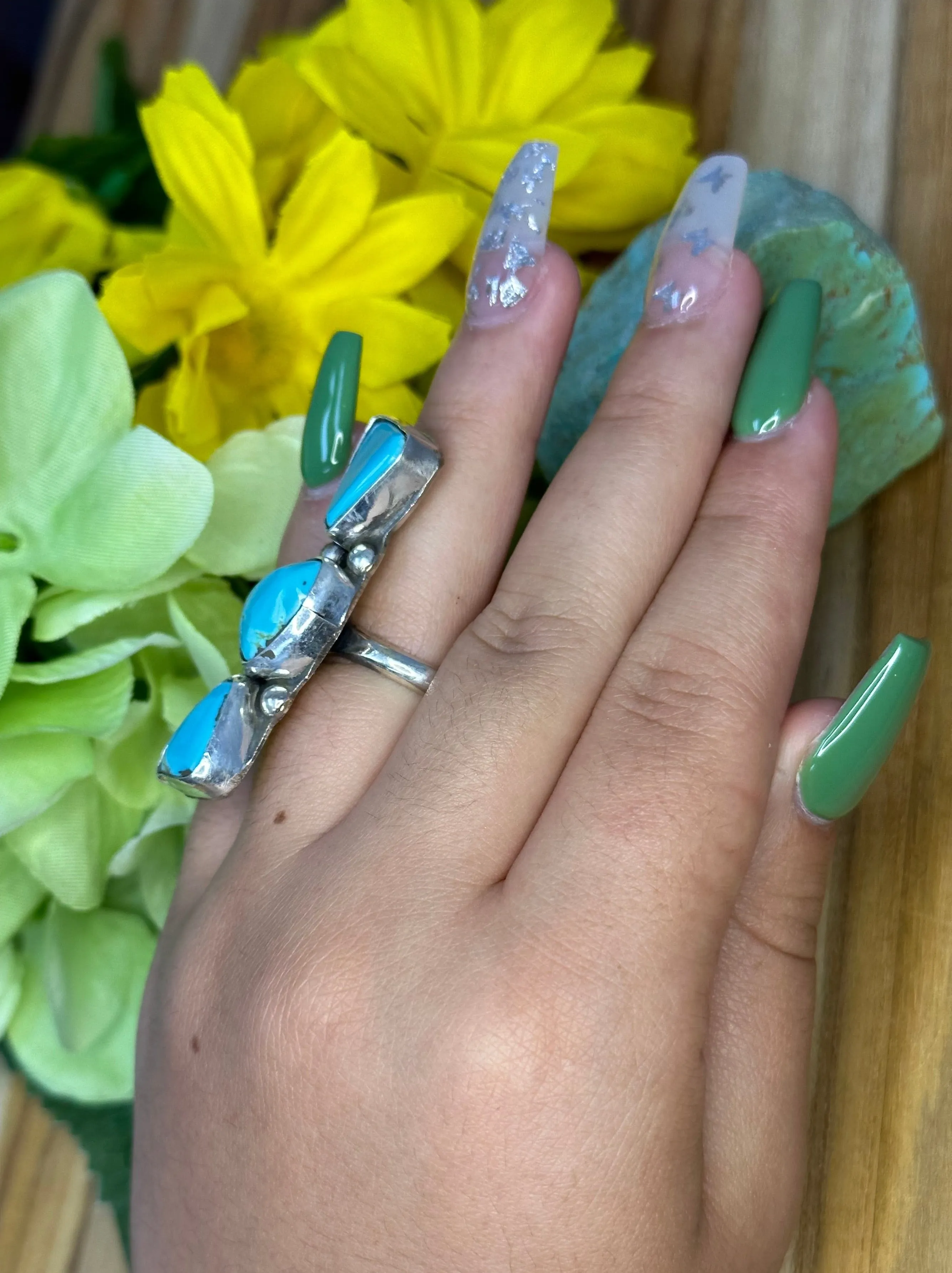 3 Stone Kingman Ring