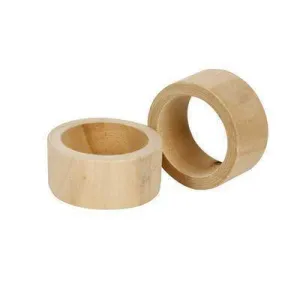 6 x Wooden Pine Craft Napkin Rings Holder Dinner Decorate Personalised Occasion