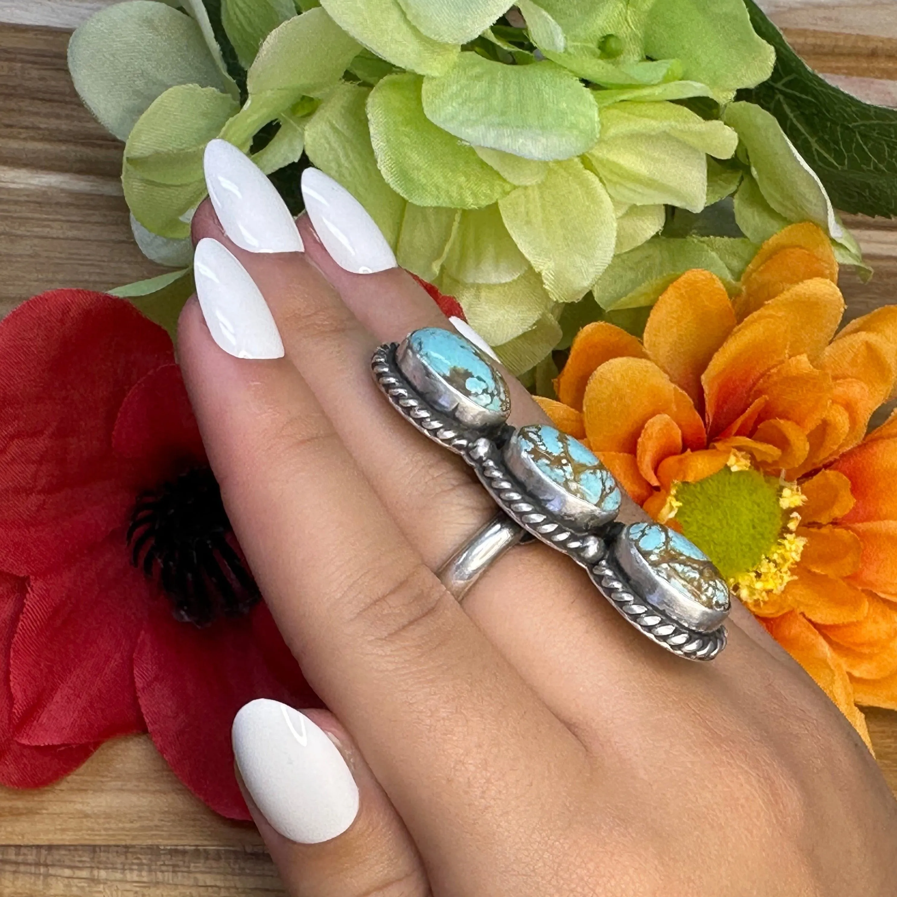 #8 3 Stone Ring