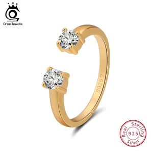 925 Sterling Silver Rings Adjustable Finger Ring