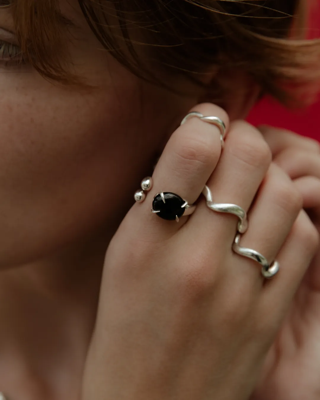 Accord Gemstone Ring - Onyx