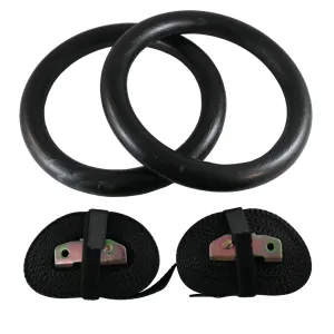 Adjustable Gymnastic Rings (Pair): Core & Strength Training for All Levels