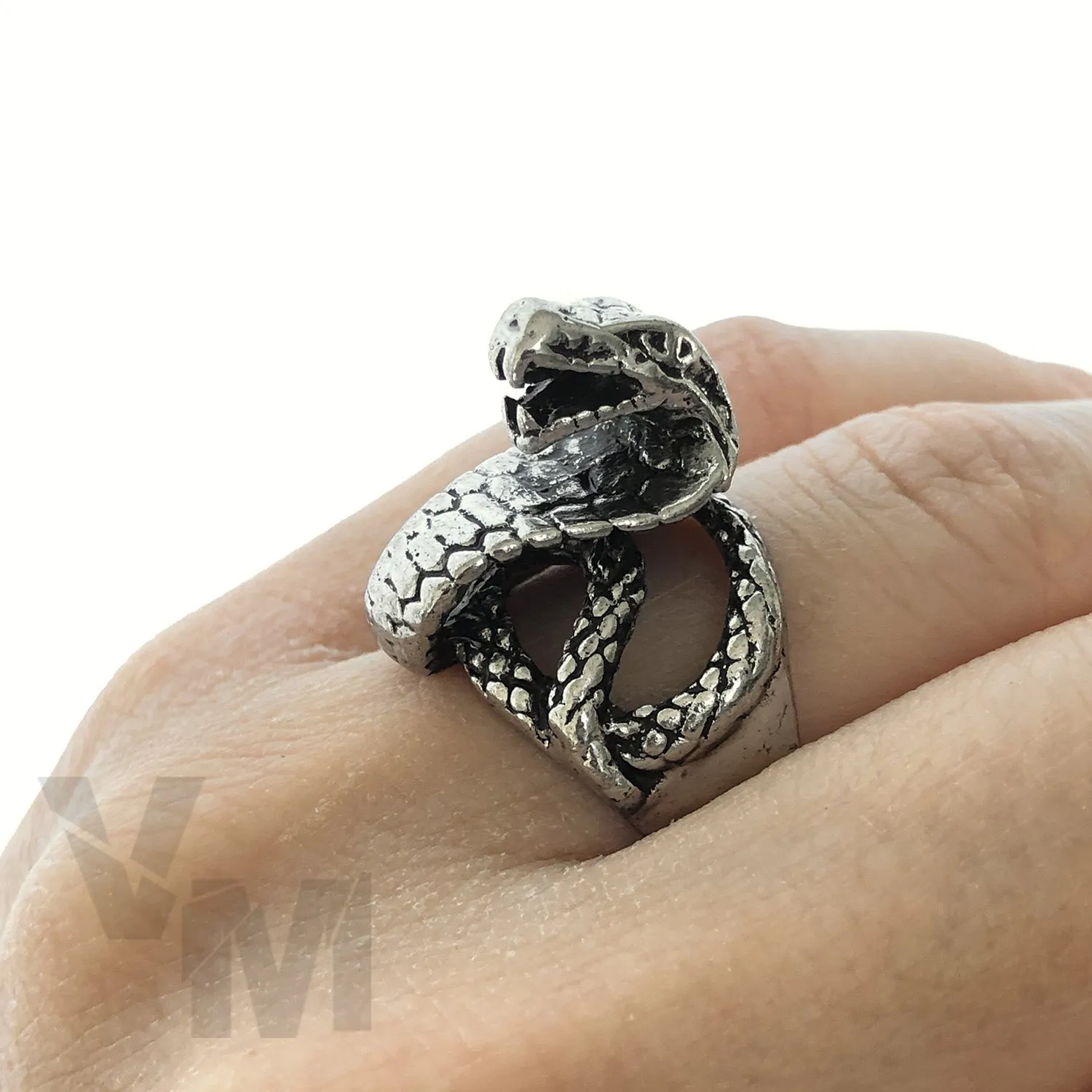 Adjustable Rings Snakes Skull Lion Bull Octopus Goth Gothic Ring
