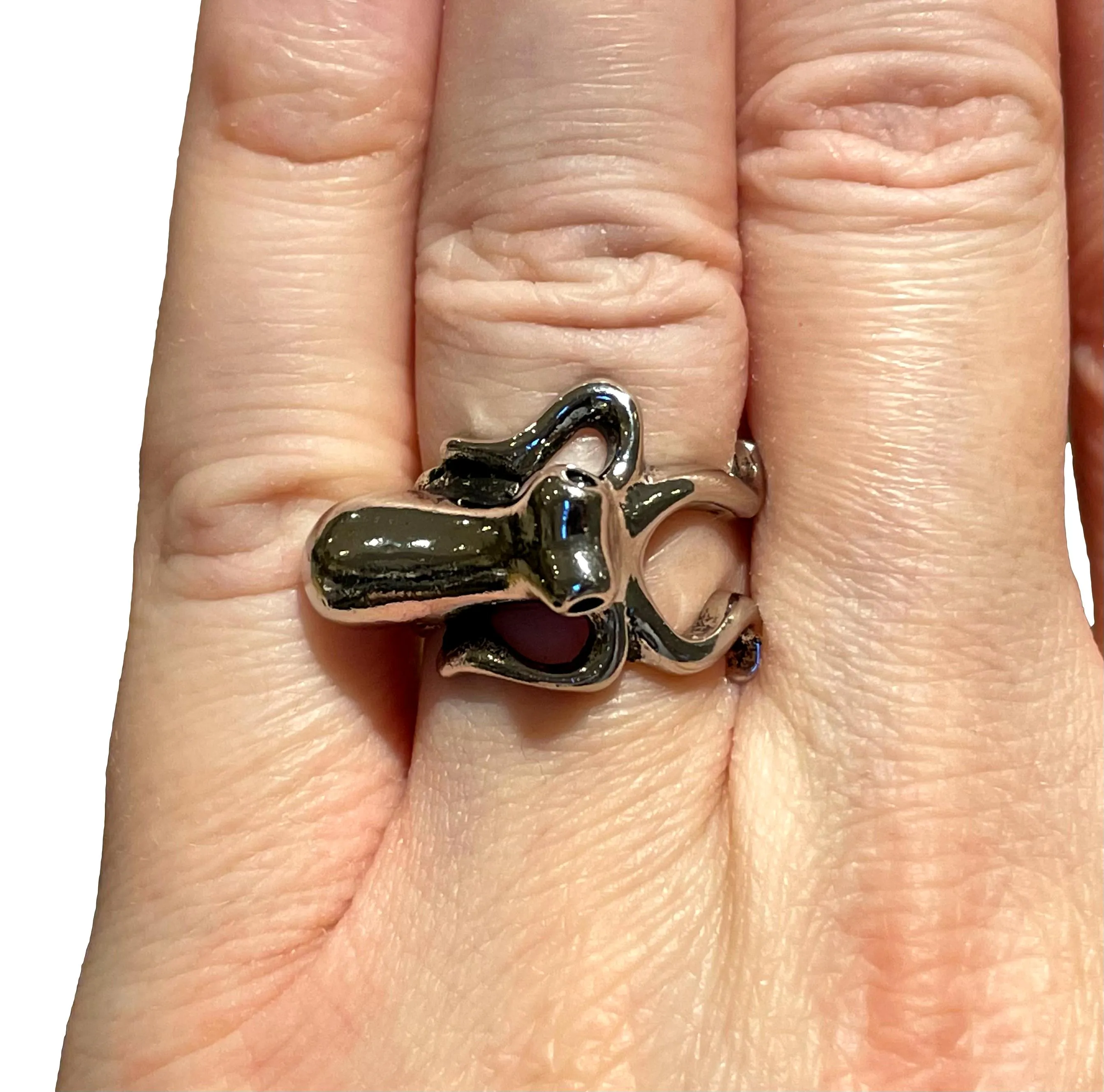 Adjustable Rings Snakes Skull Lion Bull Octopus Goth Gothic Ring