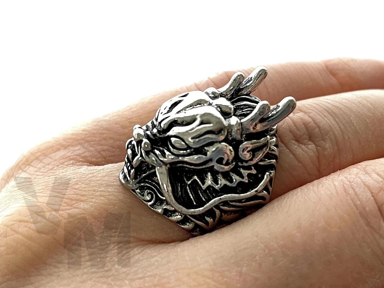 Adjustable Rings Snakes Skull Lion Bull Octopus Goth Gothic Ring
