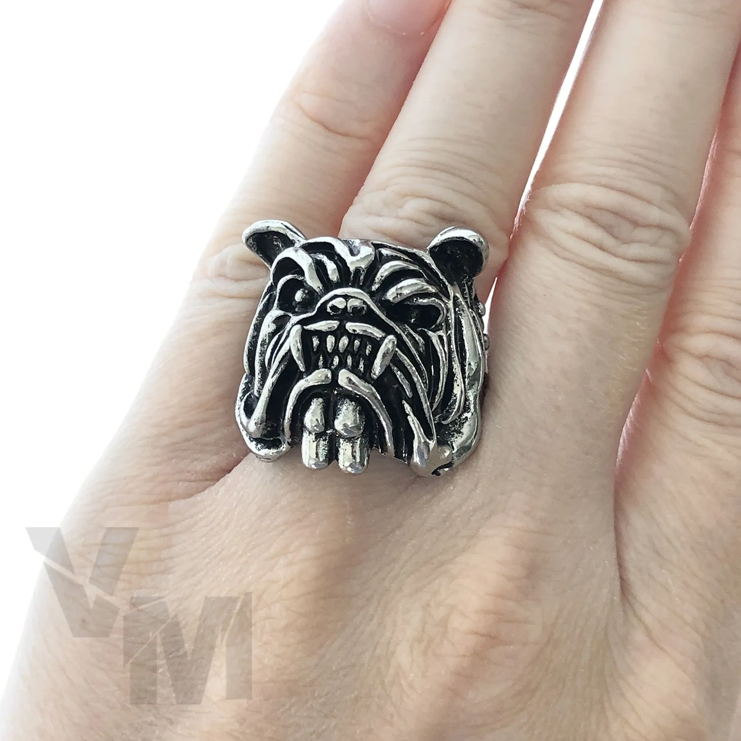 Adjustable Rings Snakes Skull Lion Bull Octopus Goth Gothic Ring