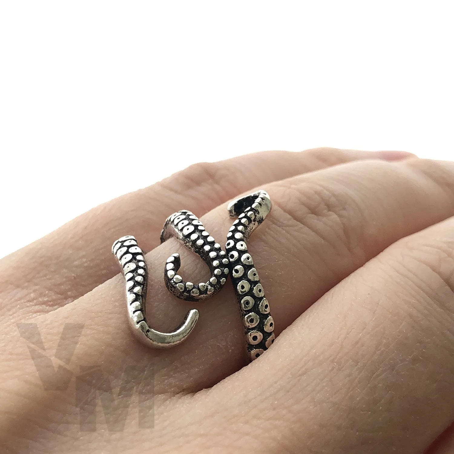 Adjustable Rings Snakes Skull Lion Bull Octopus Goth Gothic Ring
