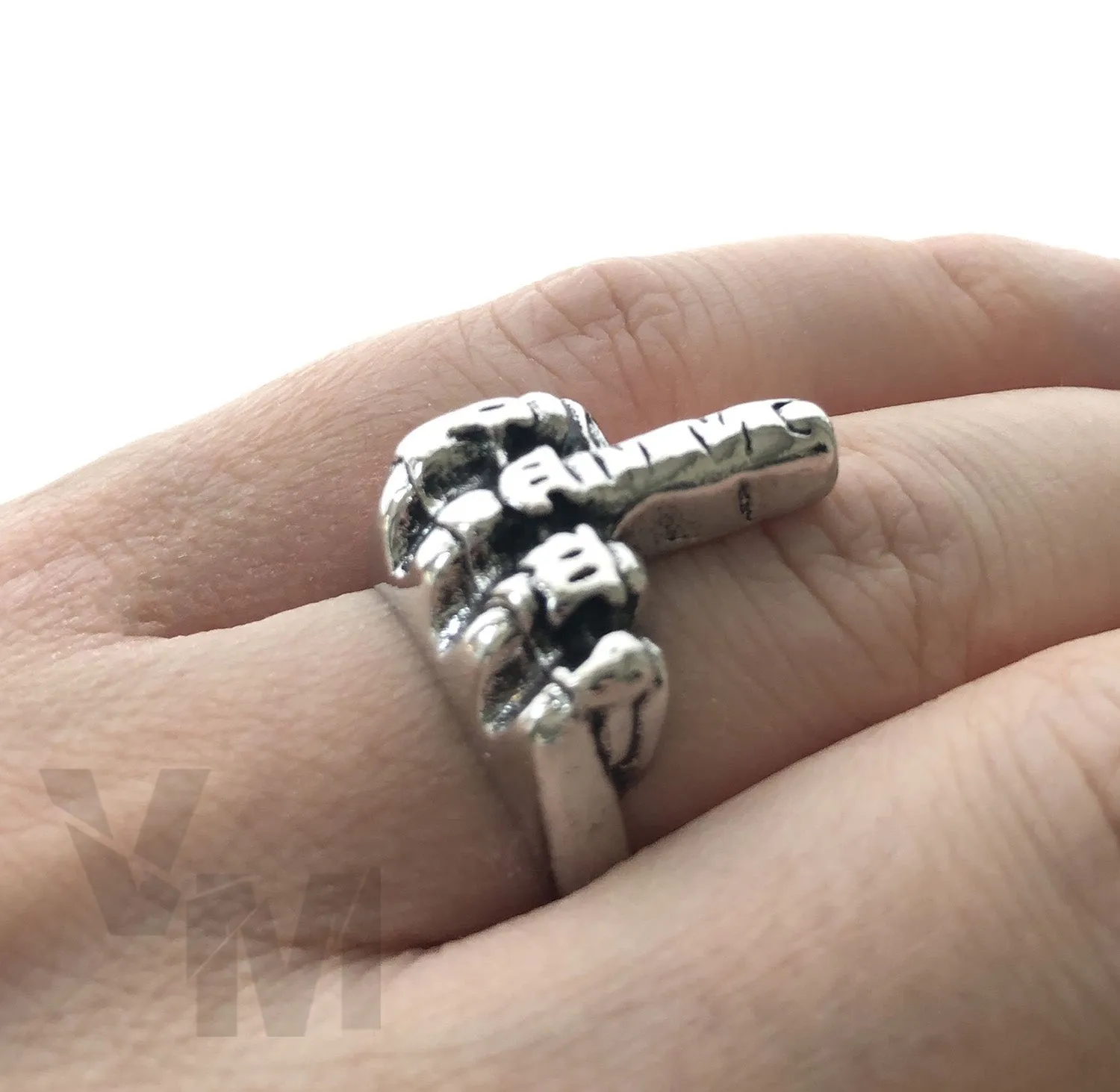 Adjustable Rings Snakes Skull Lion Bull Octopus Goth Gothic Ring