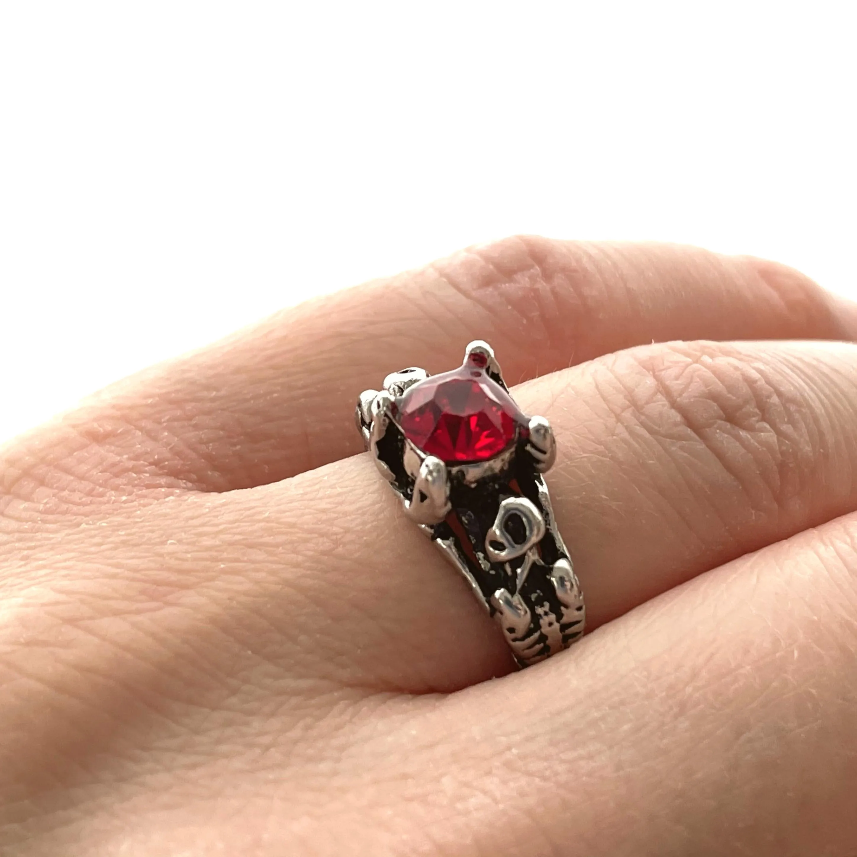 Adjustable Rings Snakes Skull Lion Bull Octopus Goth Gothic Ring