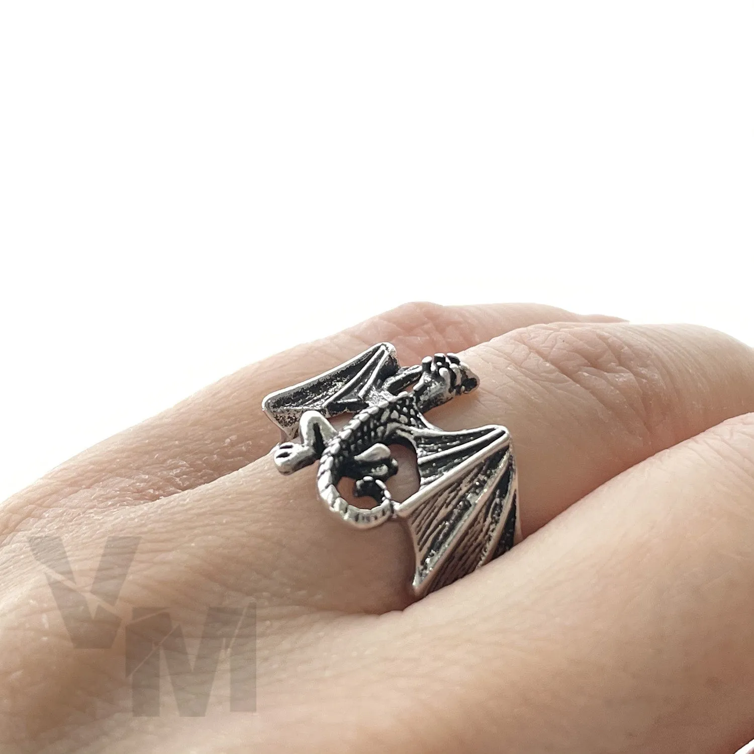Adjustable Rings Snakes Skull Lion Bull Octopus Goth Gothic Ring