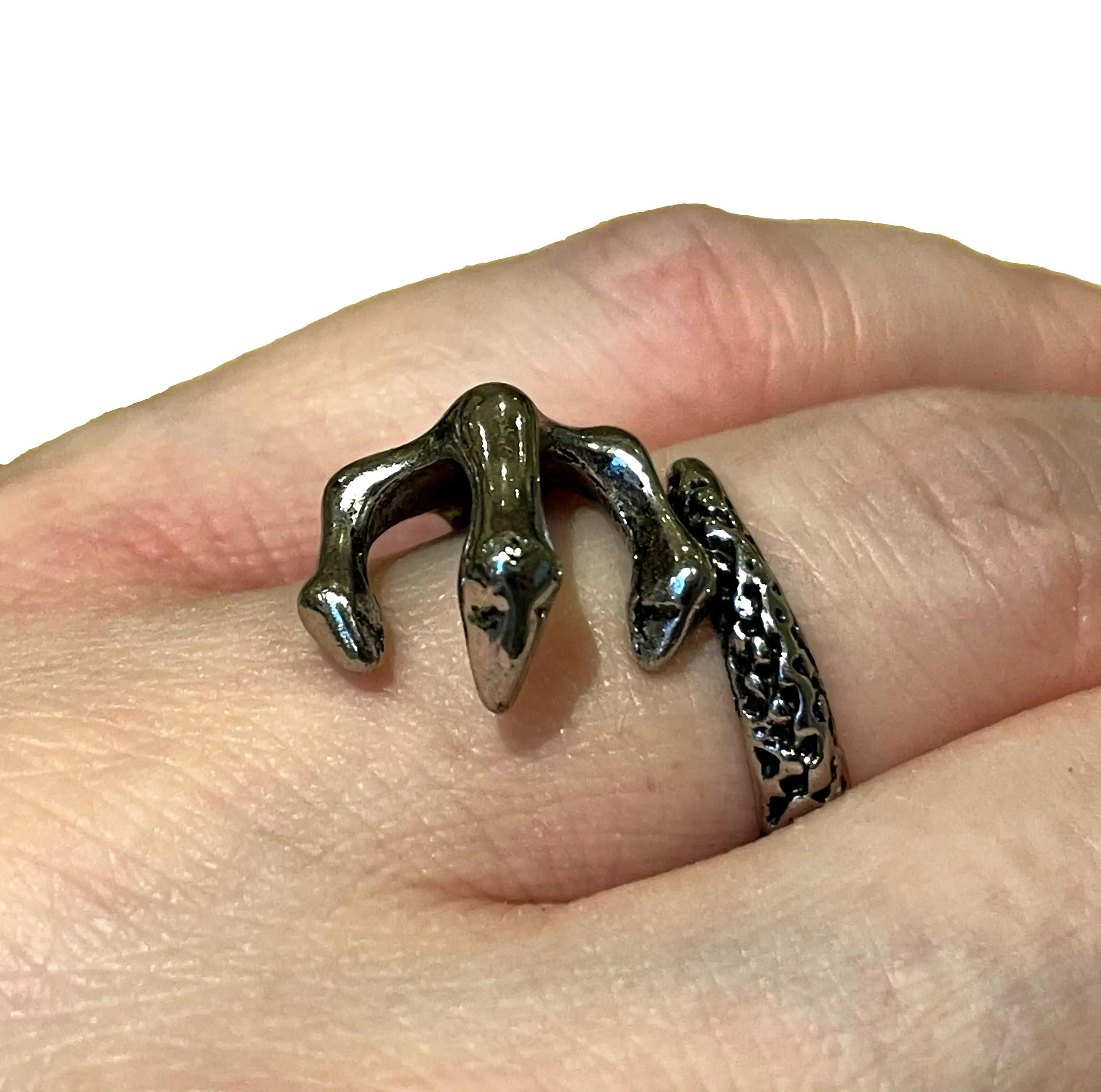 Adjustable Rings Snakes Skull Lion Bull Octopus Goth Gothic Ring