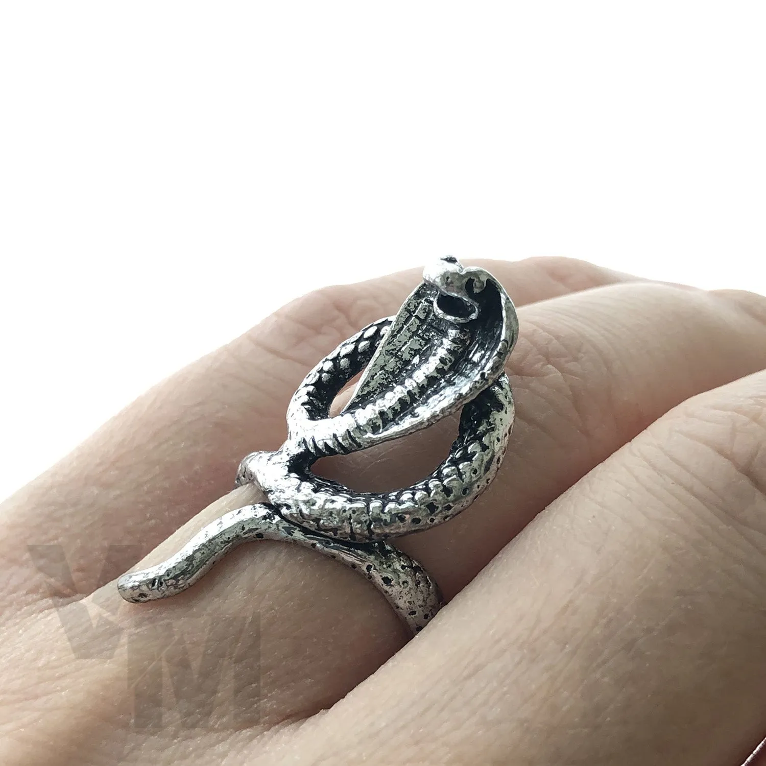 Adjustable Rings Snakes Skull Lion Bull Octopus Goth Gothic Ring