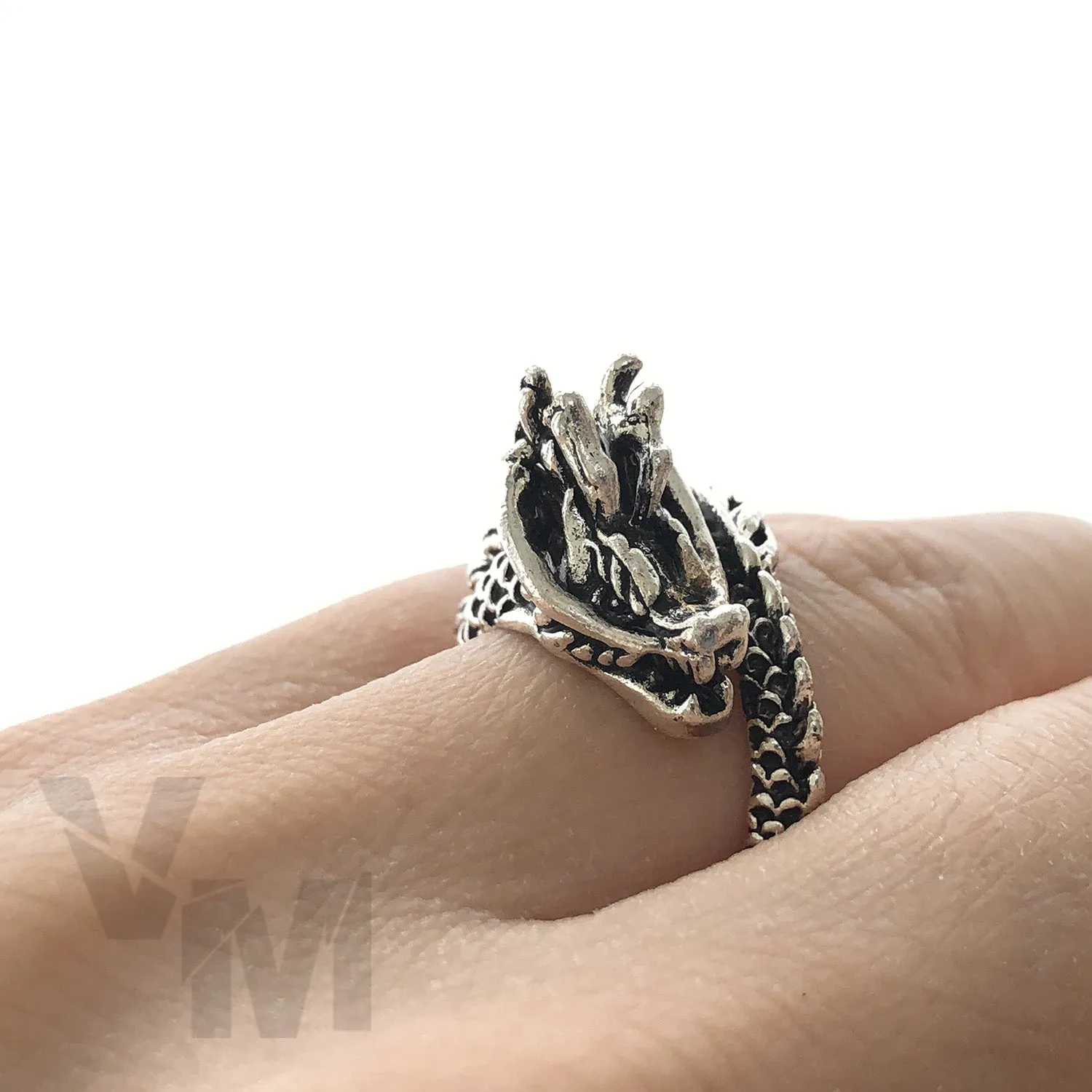 Adjustable Rings Snakes Skull Lion Bull Octopus Goth Gothic Ring