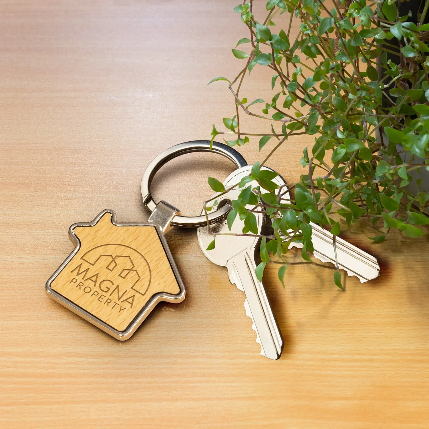 agogo Santo House Shaped Key Ring