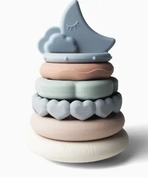 Ali Oli Moon Soft Silicone Stacking Ring Tower