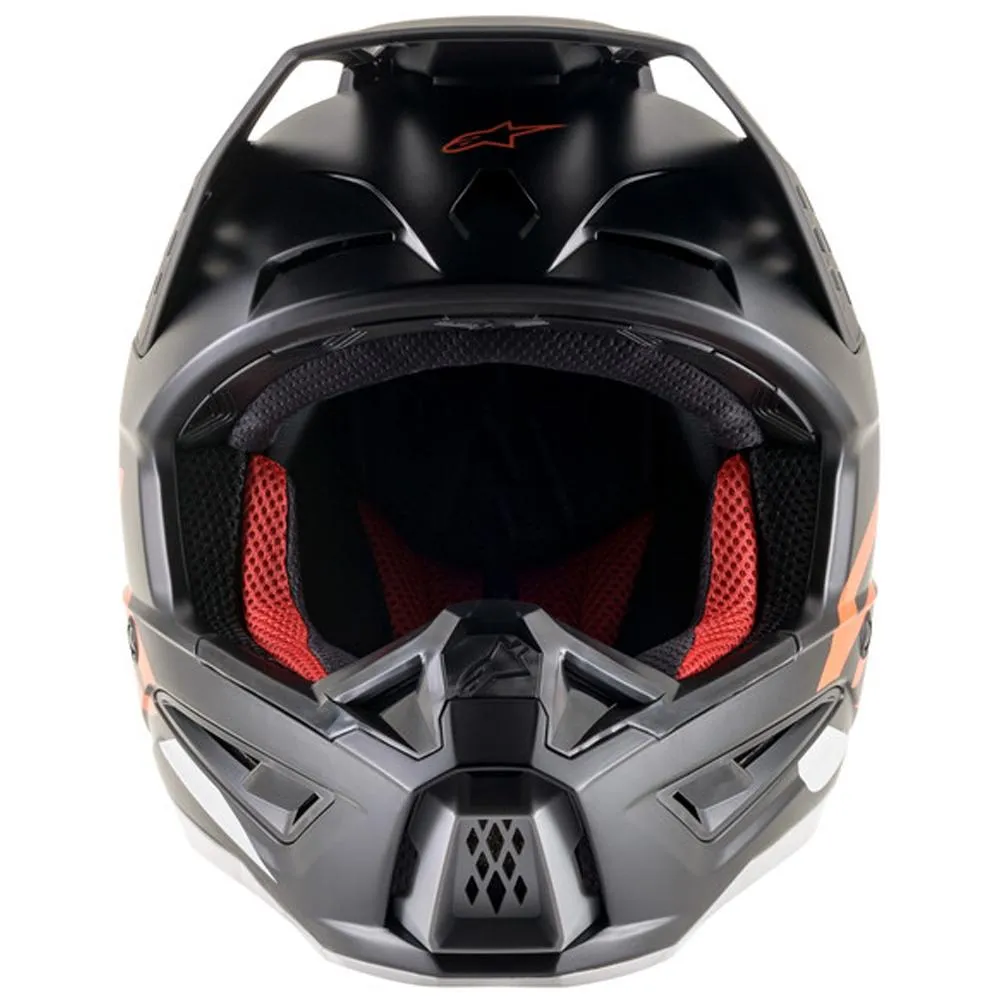Alpinestars - 2023 SM5 Compass Matte Black/Orange Helmet