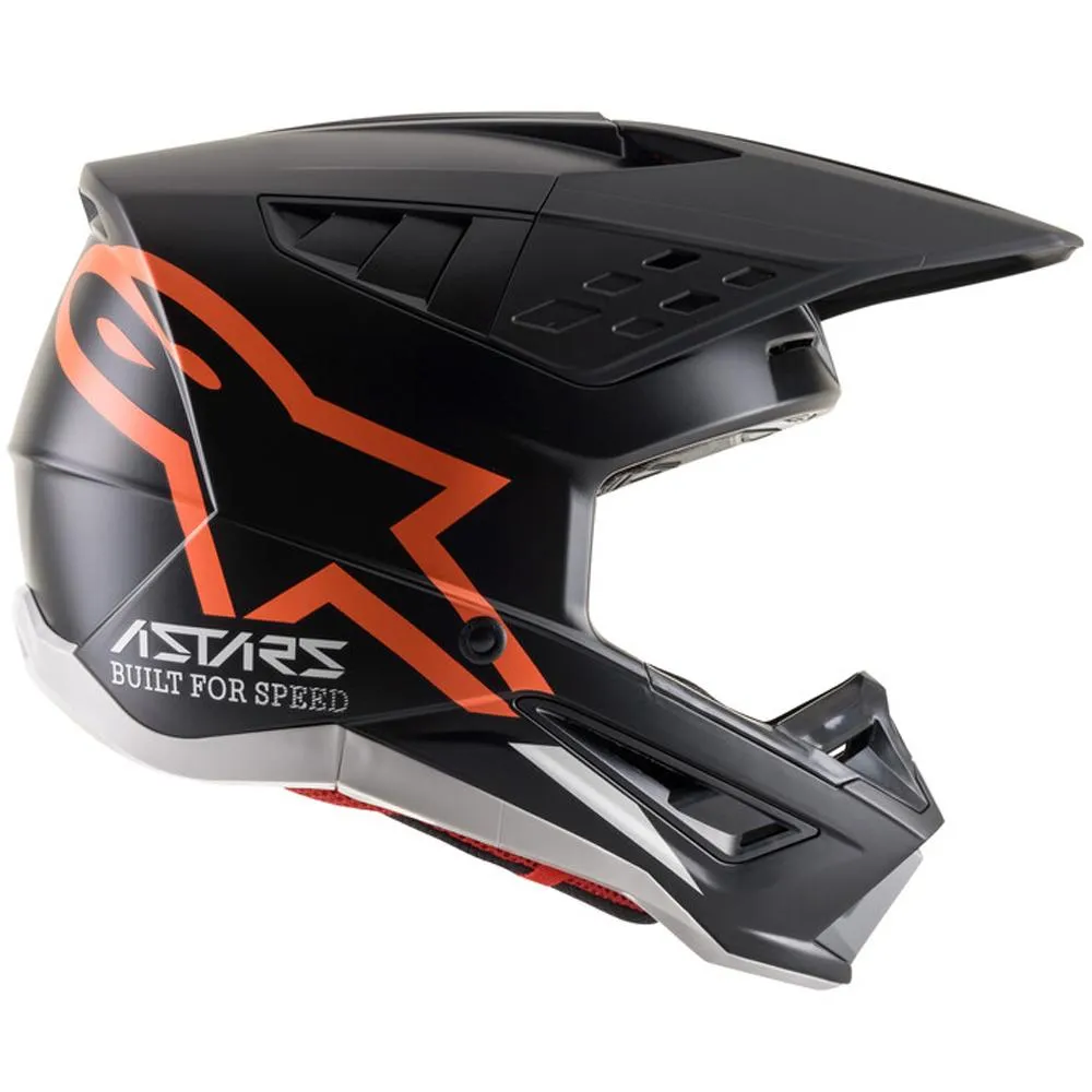 Alpinestars - 2023 SM5 Compass Matte Black/Orange Helmet