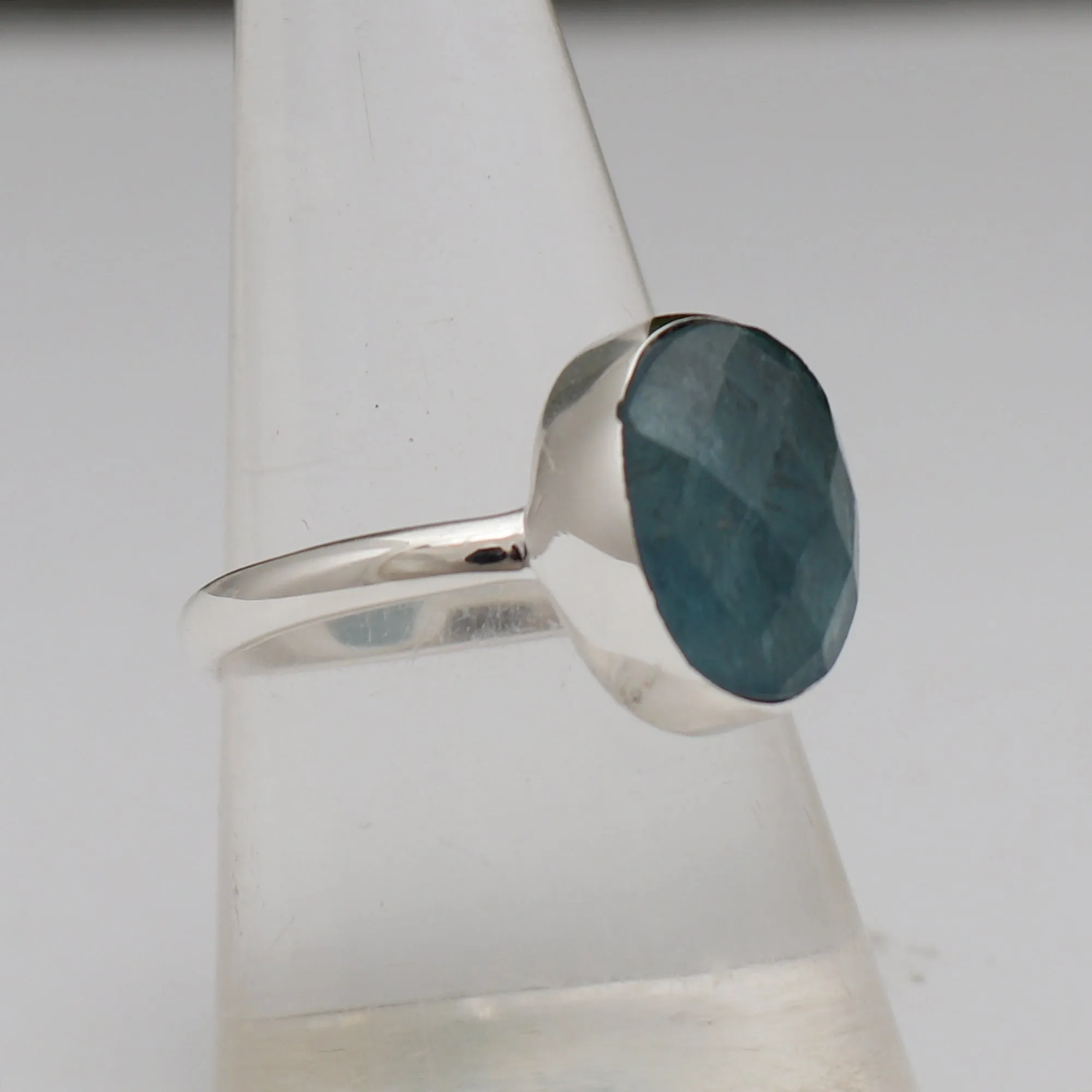 Aquamarine Silver Rings