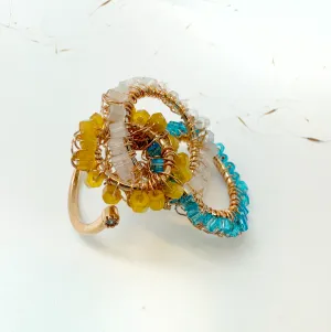 Aurora Loops Ring - Handmade & Adjustable