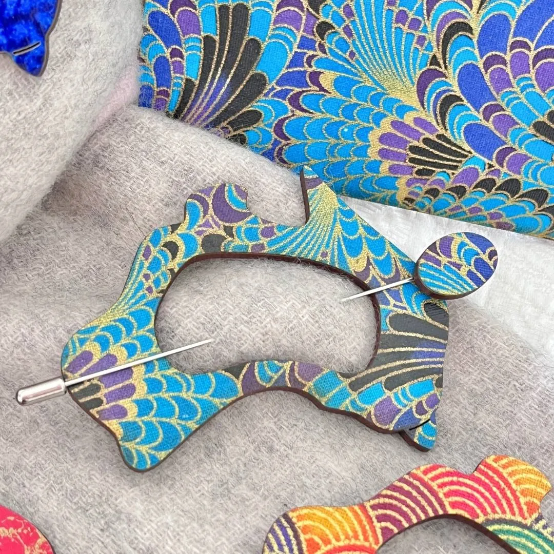 Australia Scarf Pin (5 Colors)