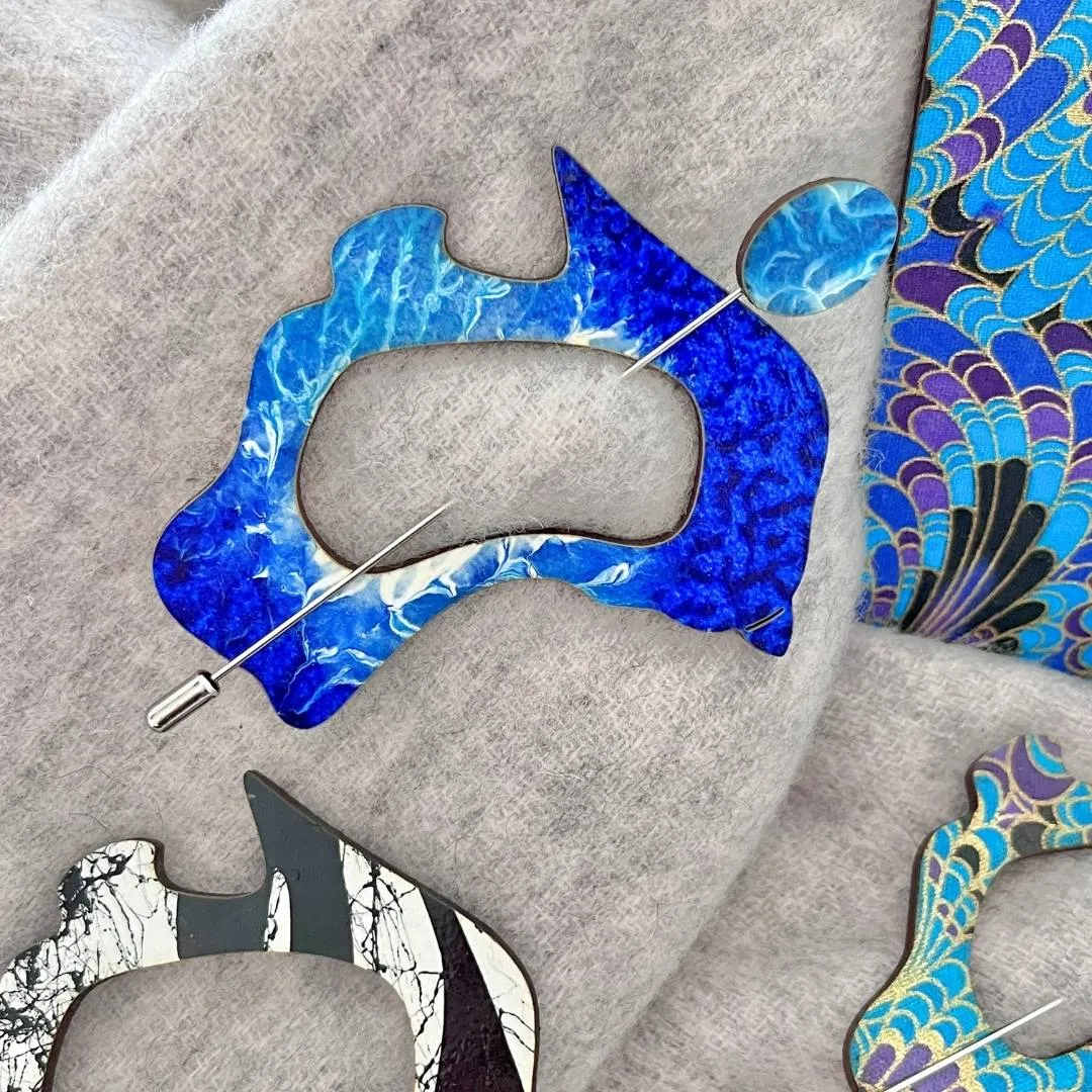 Australia Scarf Pin (5 Colors)