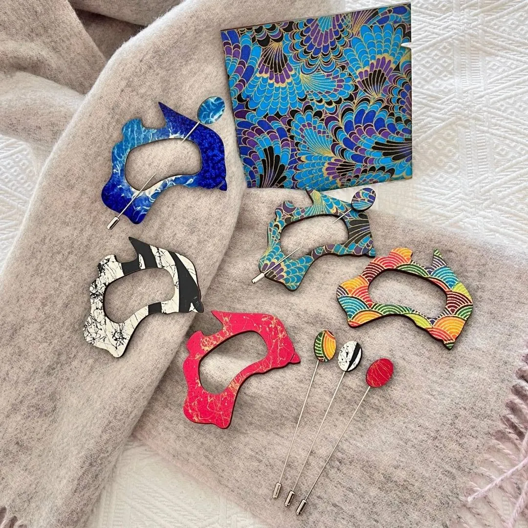 Australia Scarf Pin (5 Colors)