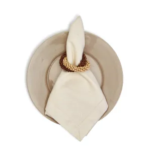 Beaded Napkin Rings - S/4
