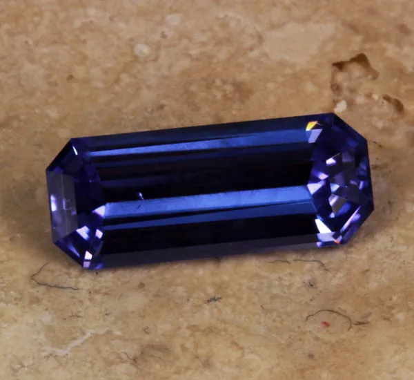Beautifully Cut 2.45 Carat AAA Blue Tanzanite