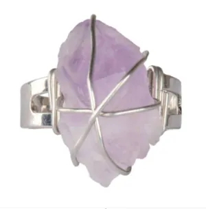 Benjamin - Amethyst Adjustable Ring