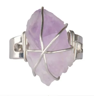 Benjamin - Amethyst Adjustable Ring