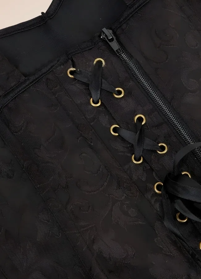 Black Pirate Steampunk Corset
