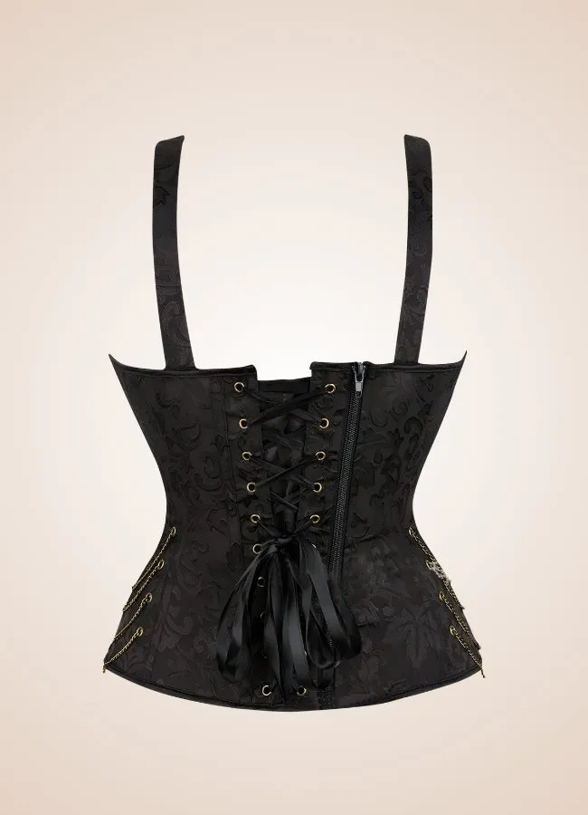 Black Pirate Steampunk Corset