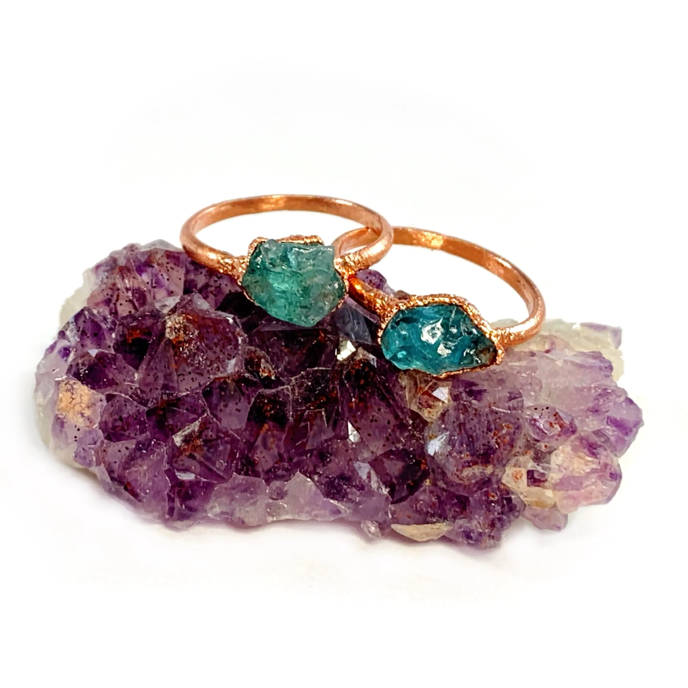 Blue Apatite Ring