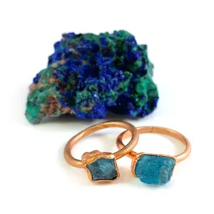 Blue Apatite Ring