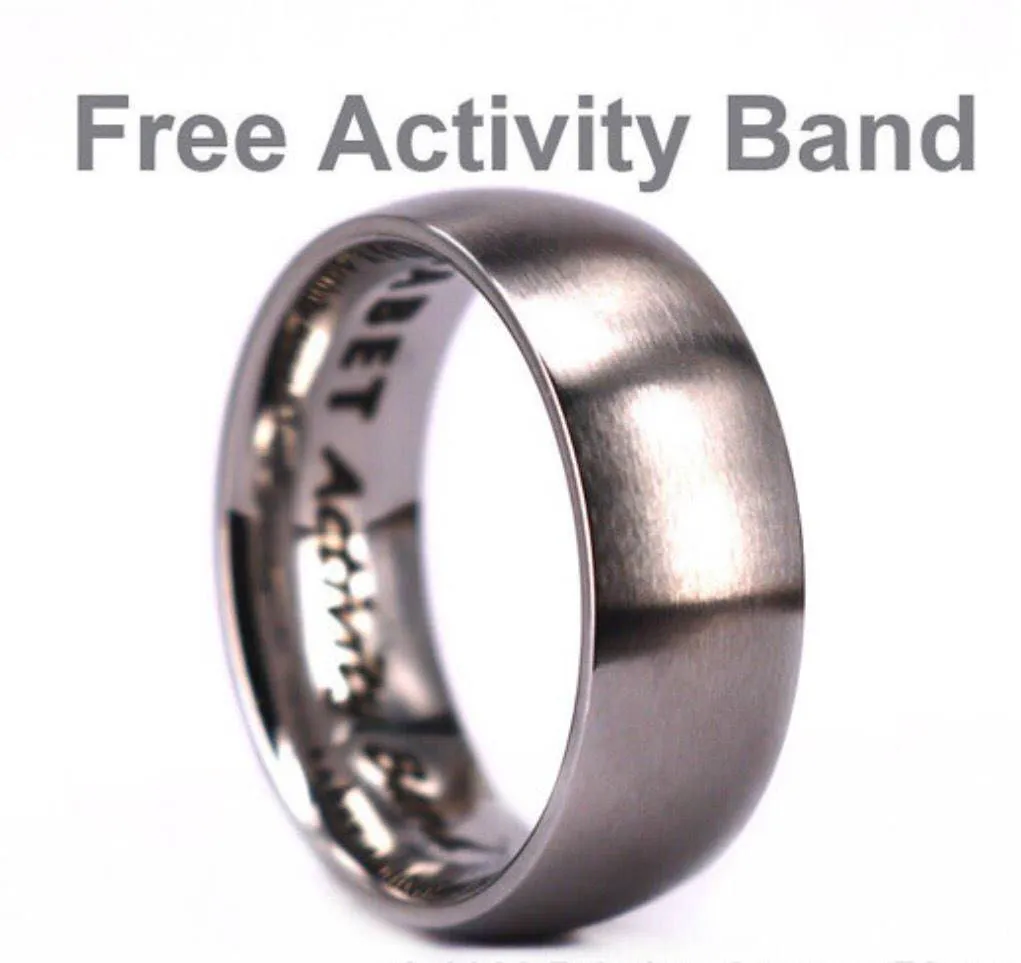 Bocote Wood Tungsten Band Men's Wedding Band 6MM-8MM