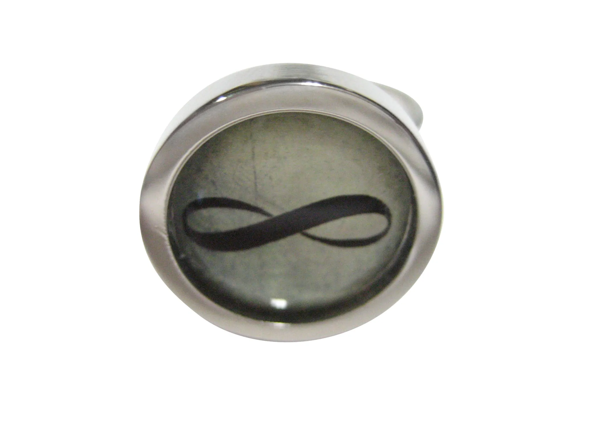 Bordered Mathematical Infinity Google Googol Symbol Adjustable Size Fashion Ring