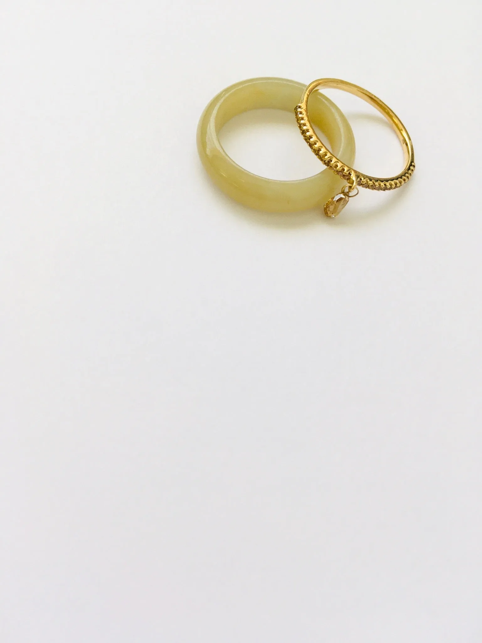 Burmese Honey Jadeite Grounding 5mm Comfort Fit Band