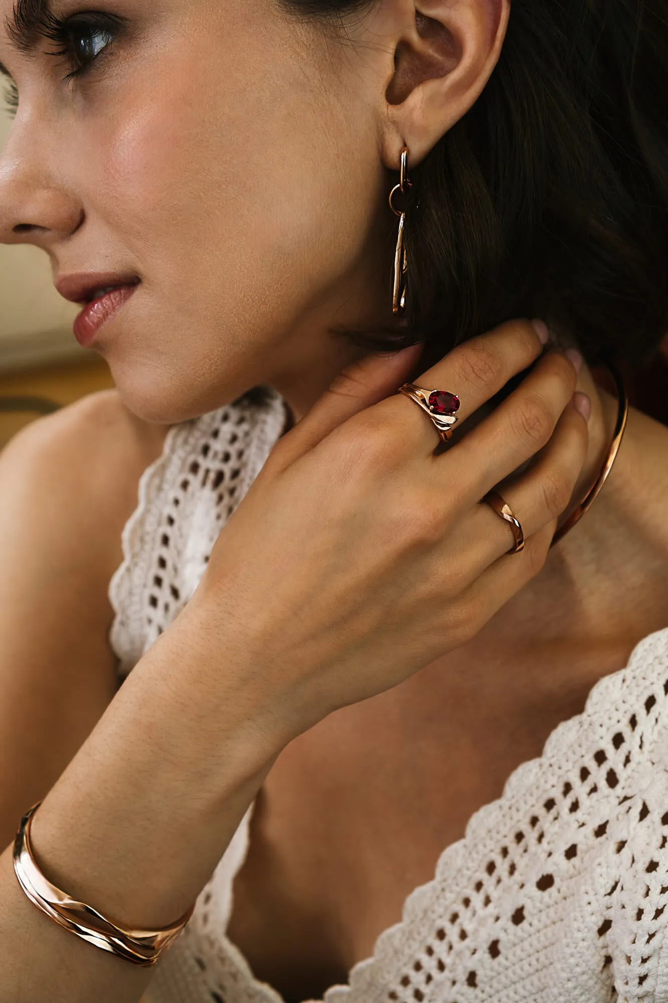 Calyx Gemstone Ring