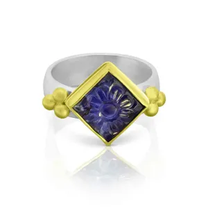Carved Tanzanite Ring - SOLD