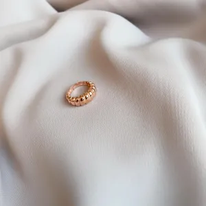 Chato Padua Adjustable Ring Silver And Rose Gold