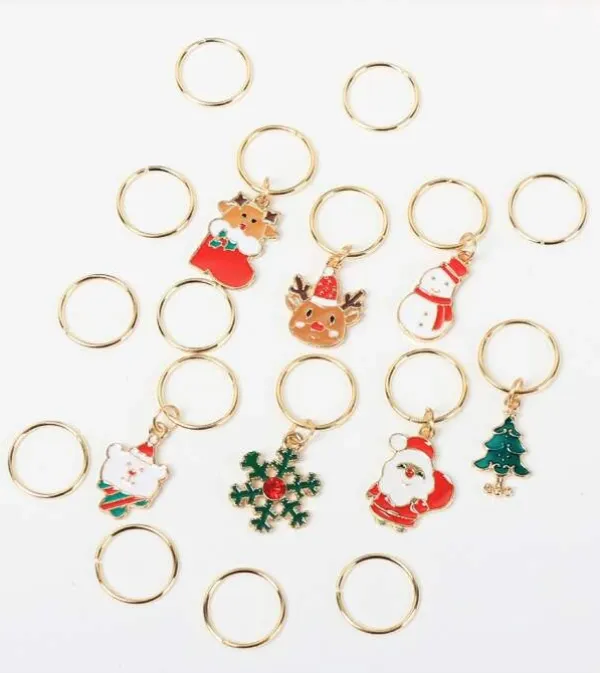 Christmas Hair Rings